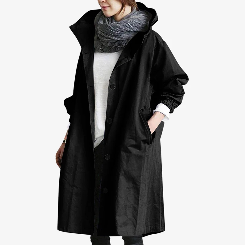 Veste imperméable femme avec capuche