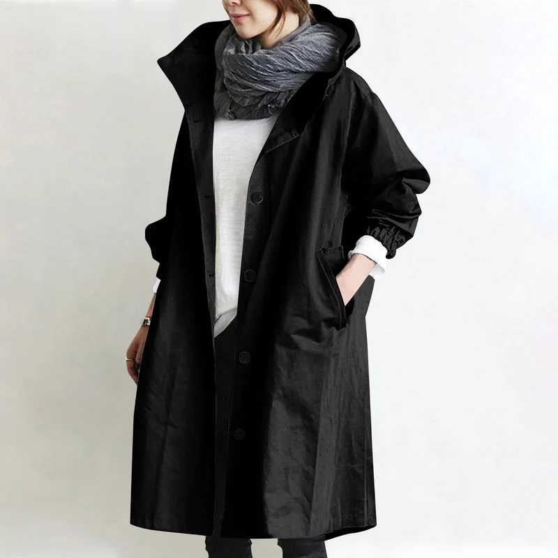 Veste imperméable femme avec capuche