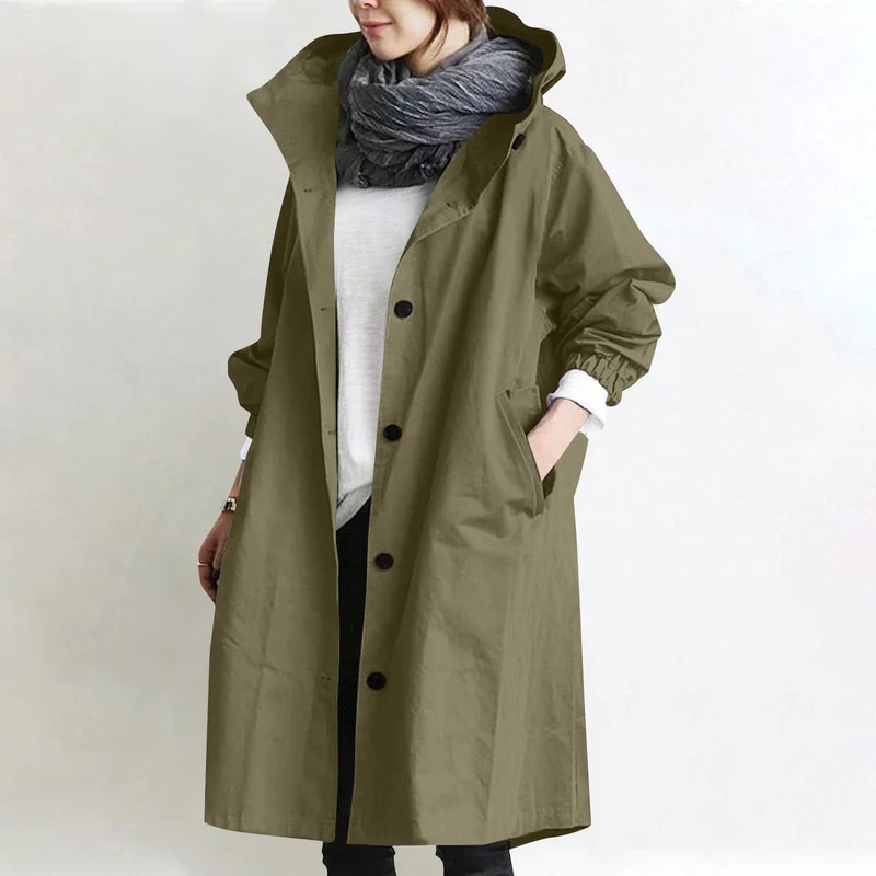 Veste imperméable femme avec capuche