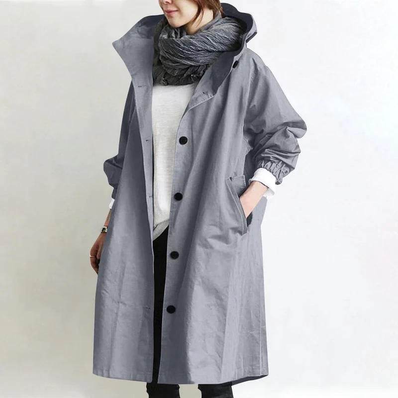 Veste imperméable femme avec capuche