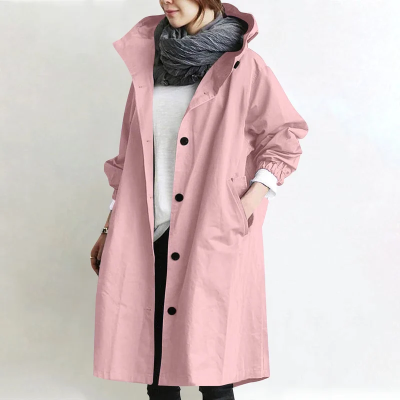 Veste imperméable femme avec capuche