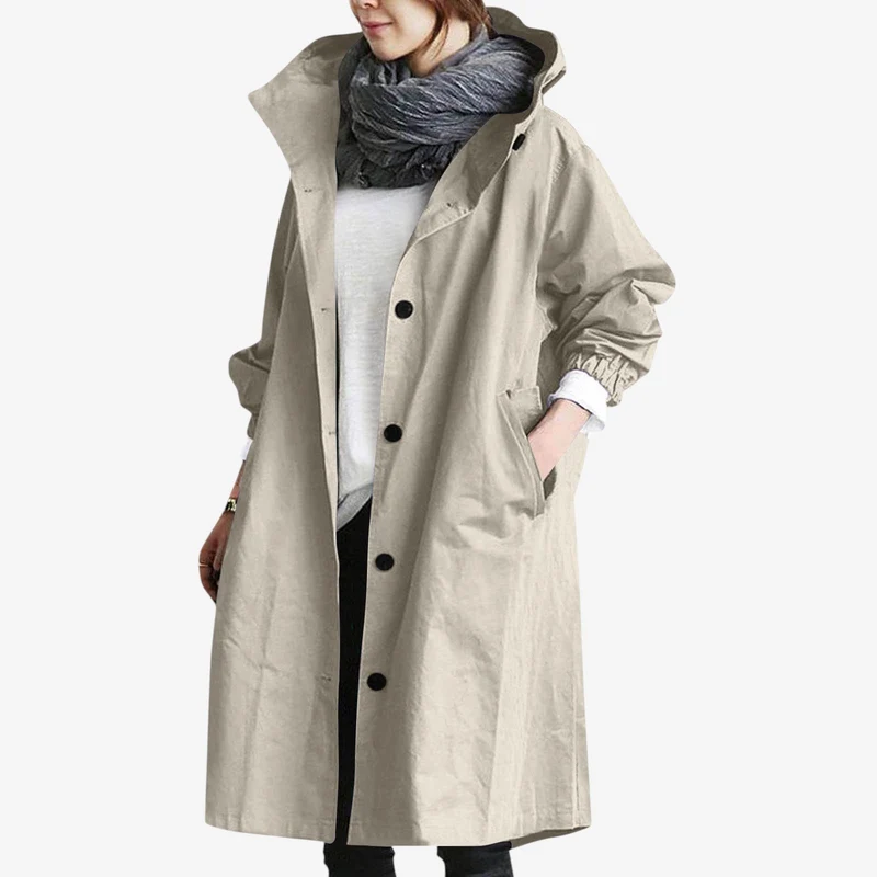 Veste imperméable femme avec capuche