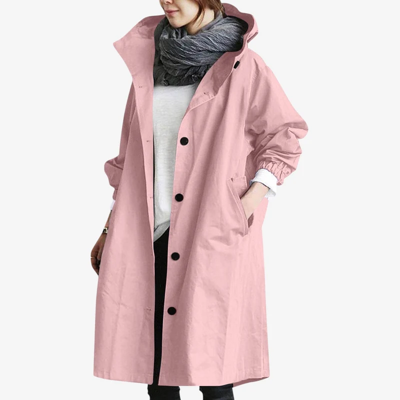 Veste imperméable femme avec capuche