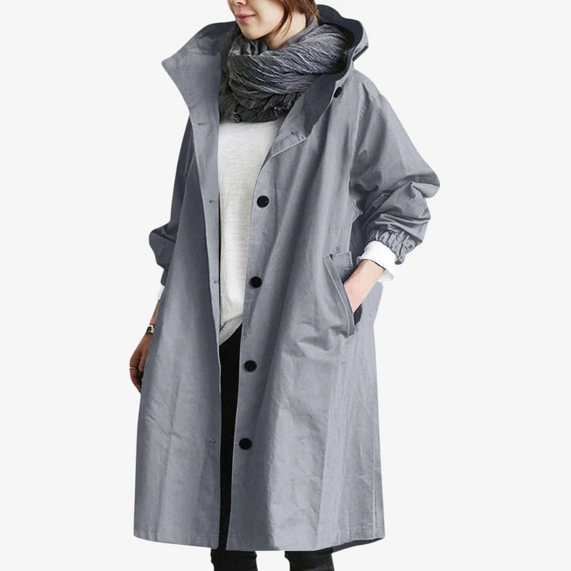 Veste imperméable femme avec capuche