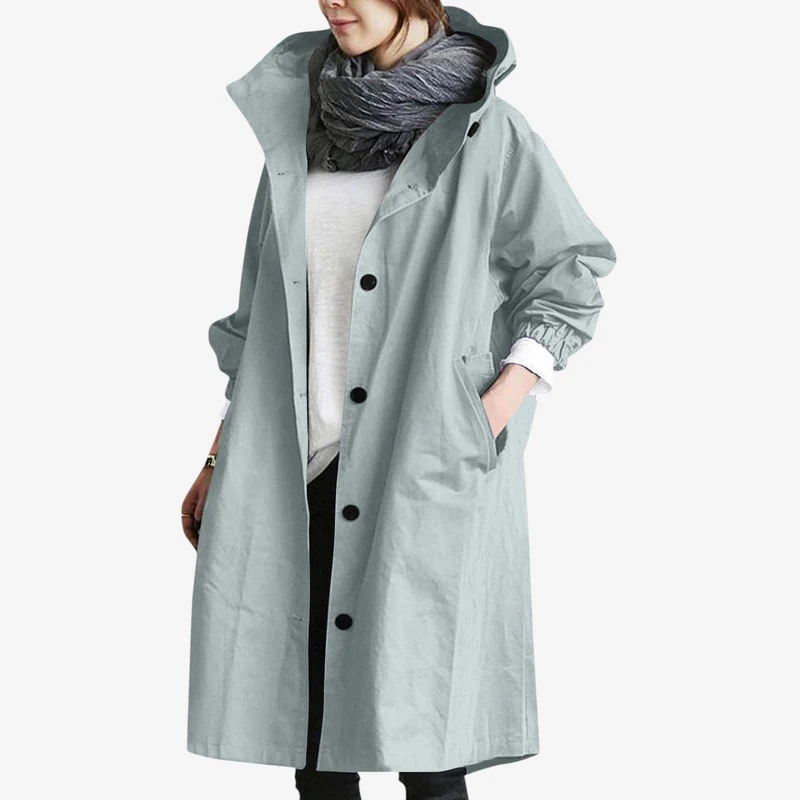 Veste imperméable femme avec capuche