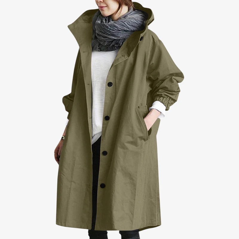 Veste imperméable femme avec capuche