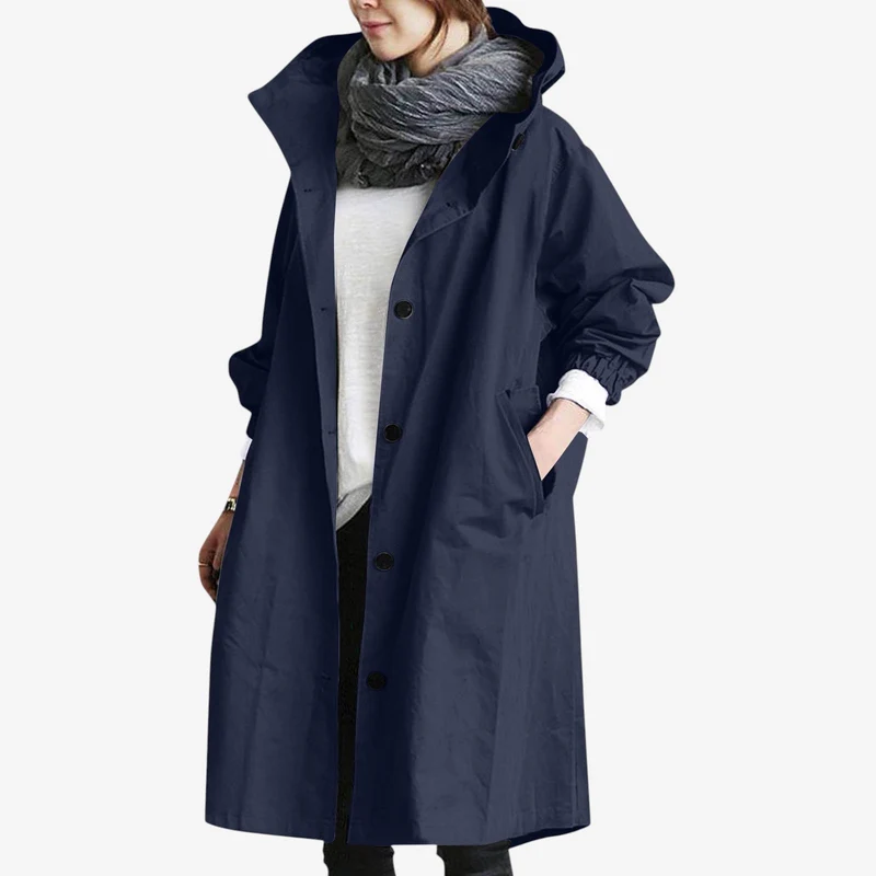 Veste imperméable femme avec capuche