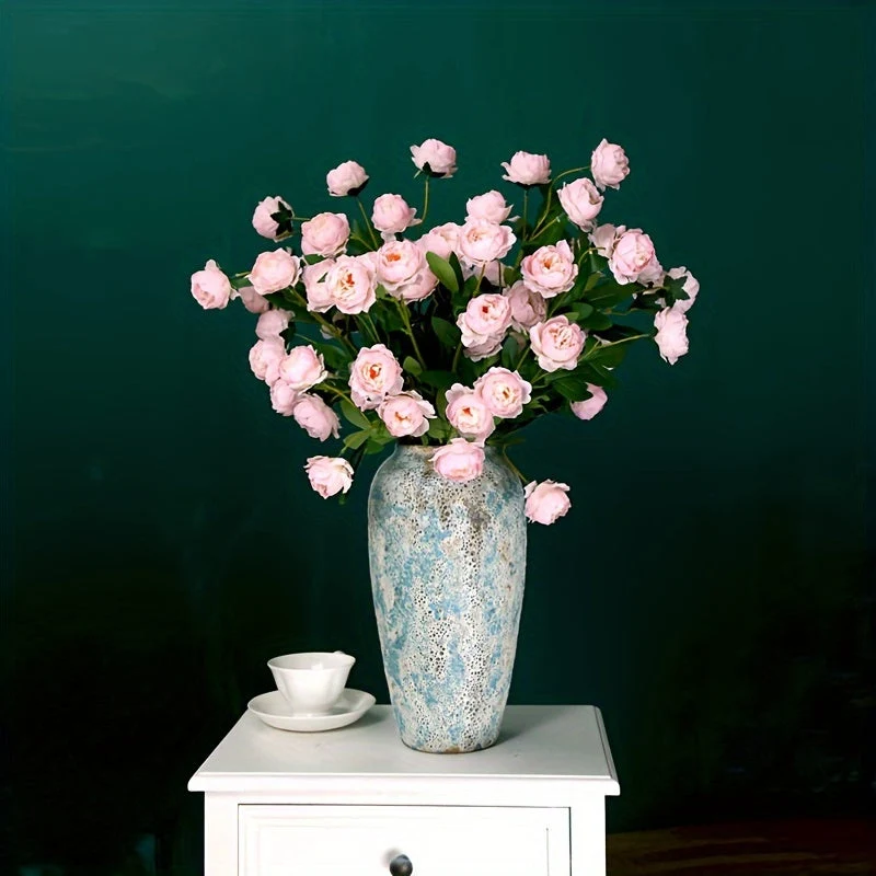 Vase en Céramique Vintage Unique en Terre Cuite