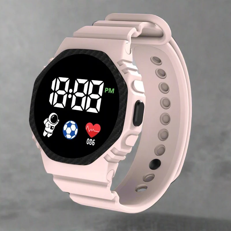Montre de sport pour enfants avec affichage LED