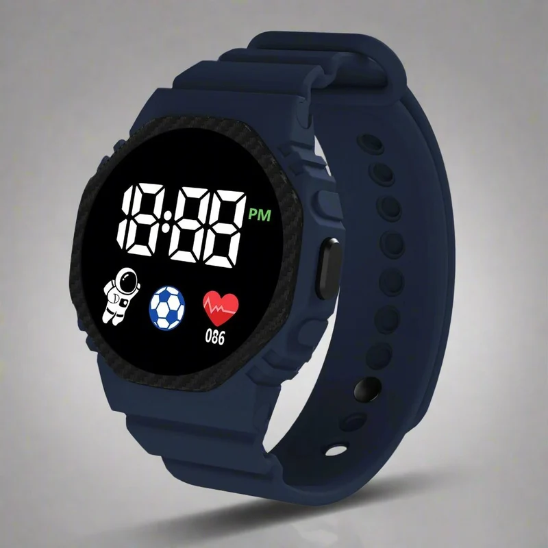 Montre de sport pour enfants avec affichage LED