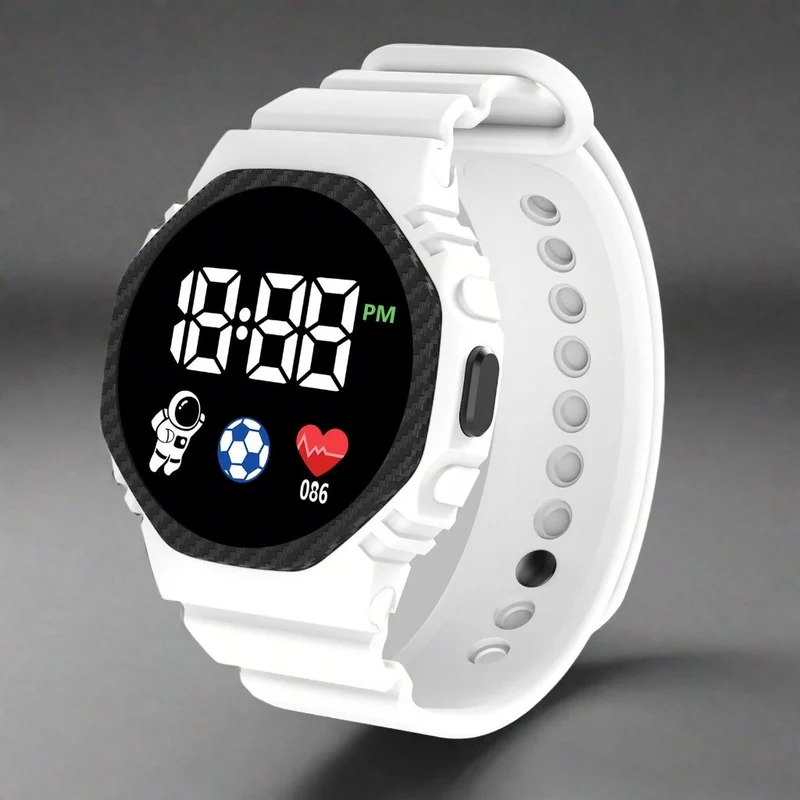 Montre de sport pour enfants avec affichage LED