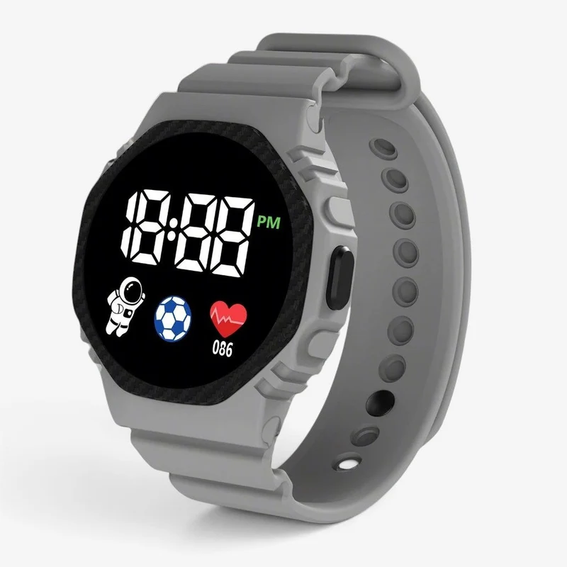 Montre de sport pour enfants avec affichage LED