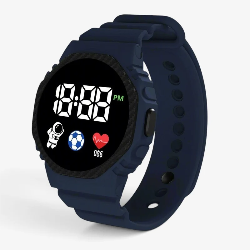 Montre de sport pour enfants avec affichage LED