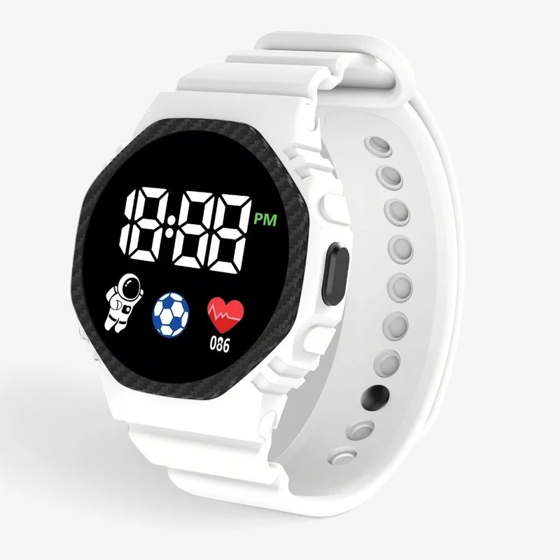 Montre de sport pour enfants avec affichage LED
