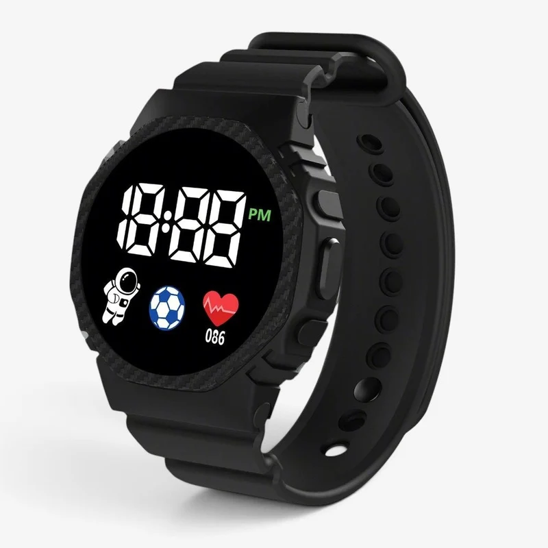 Montre de sport pour enfants avec affichage LED