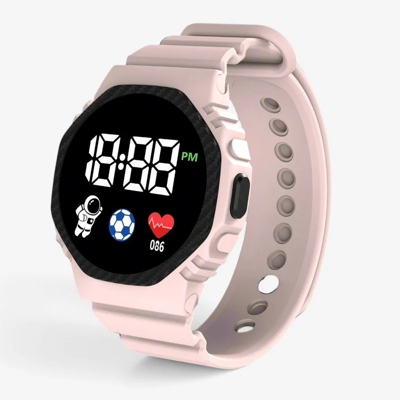 Montre de sport pour enfants avec affichage LED