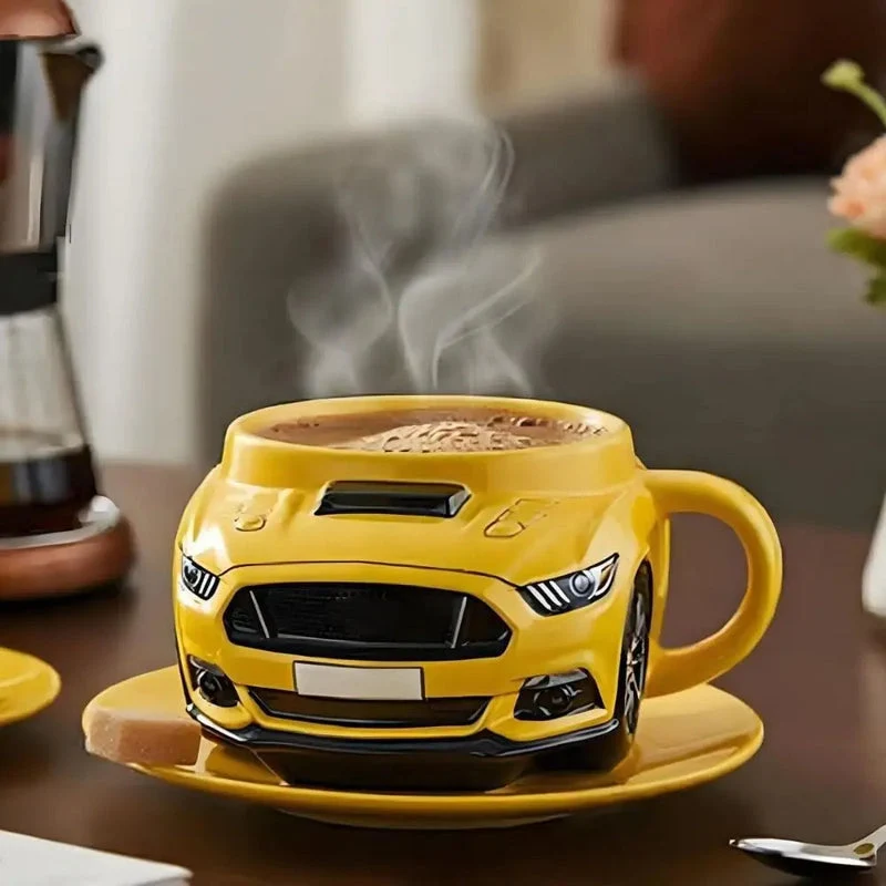 Tasse en forme de voiture 3D pour café