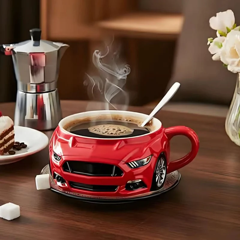 Tasse en forme de voiture 3D pour café