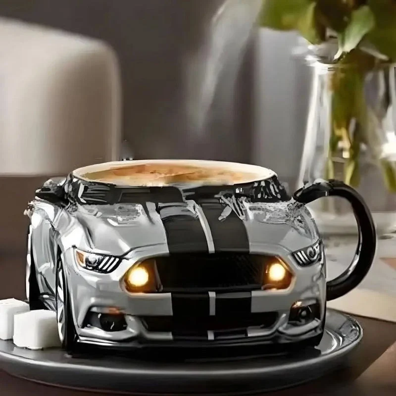 Tasse en forme de voiture 3D pour café