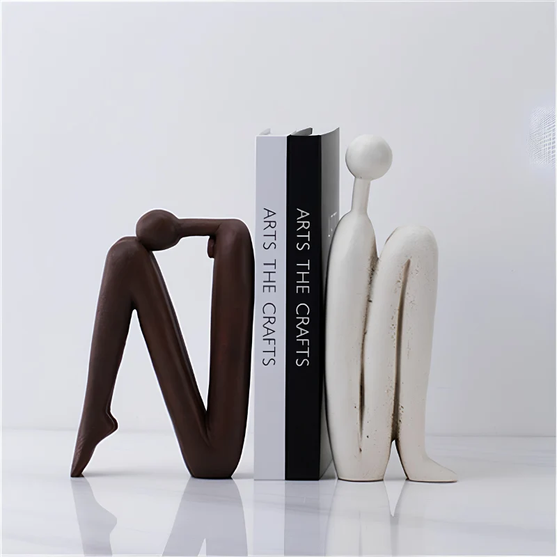 Support de livre artistique en métal