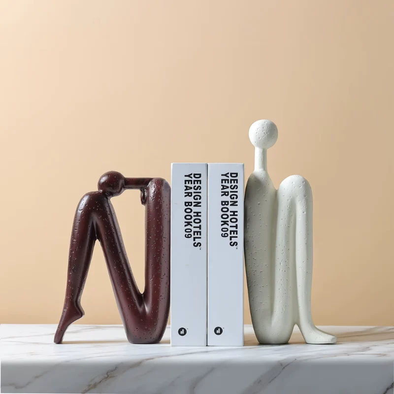 Support de livre artistique en métal