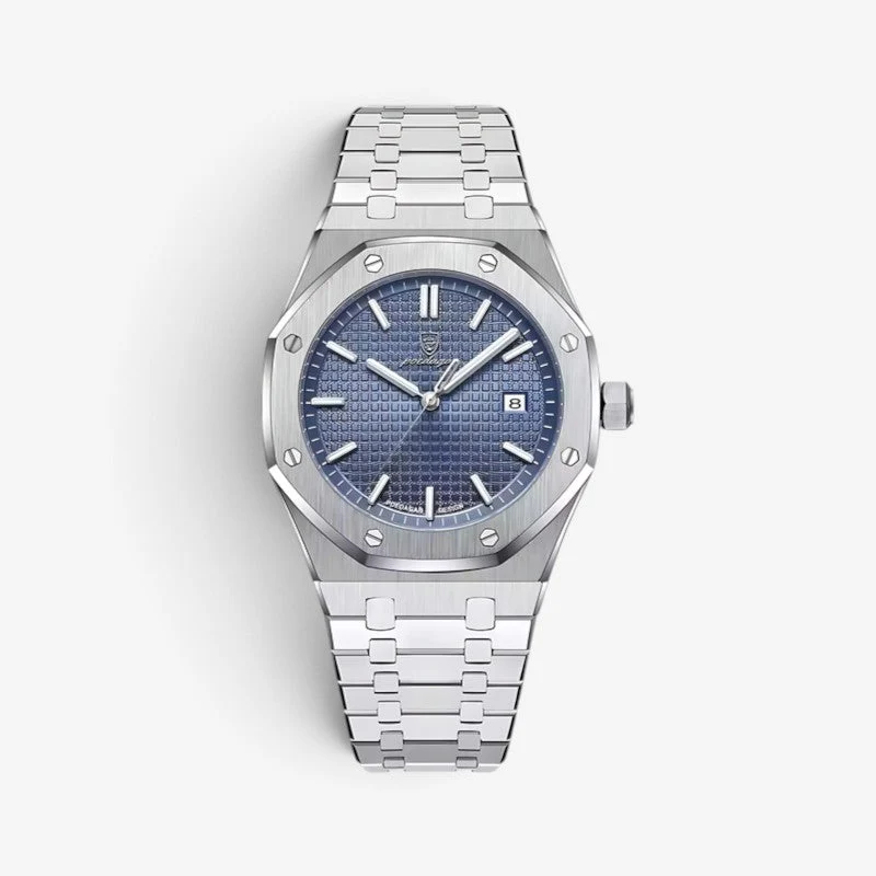 Montre Homme Acier Inoxydable 41mm Élégante