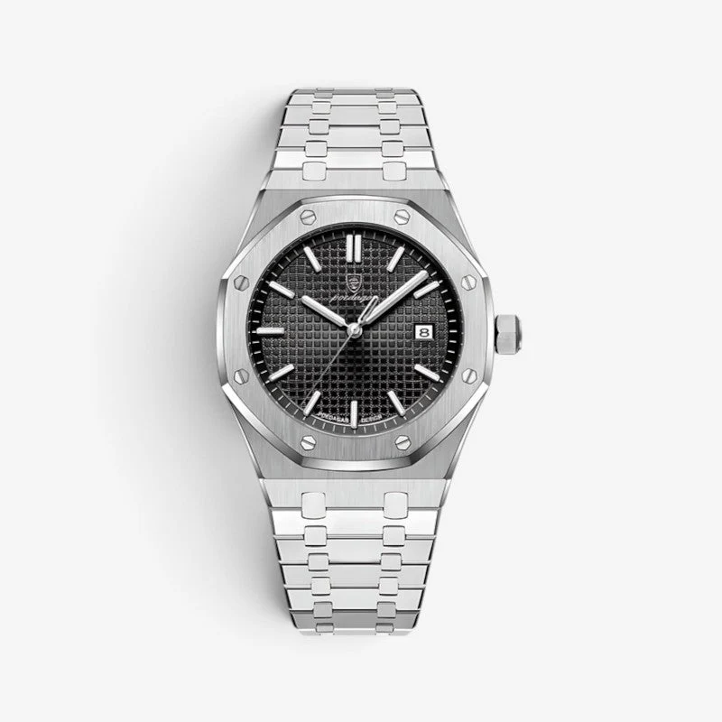 Montre Homme Acier Inoxydable 41mm Élégante
