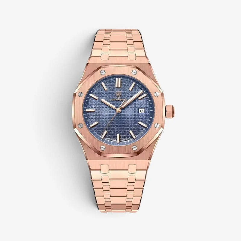 Montre Homme Acier Inoxydable 41mm Élégante