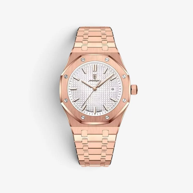 Montre Homme Acier Inoxydable 41mm Élégante