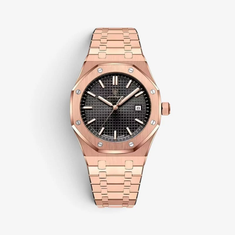 Montre Homme Acier Inoxydable 41mm Élégante