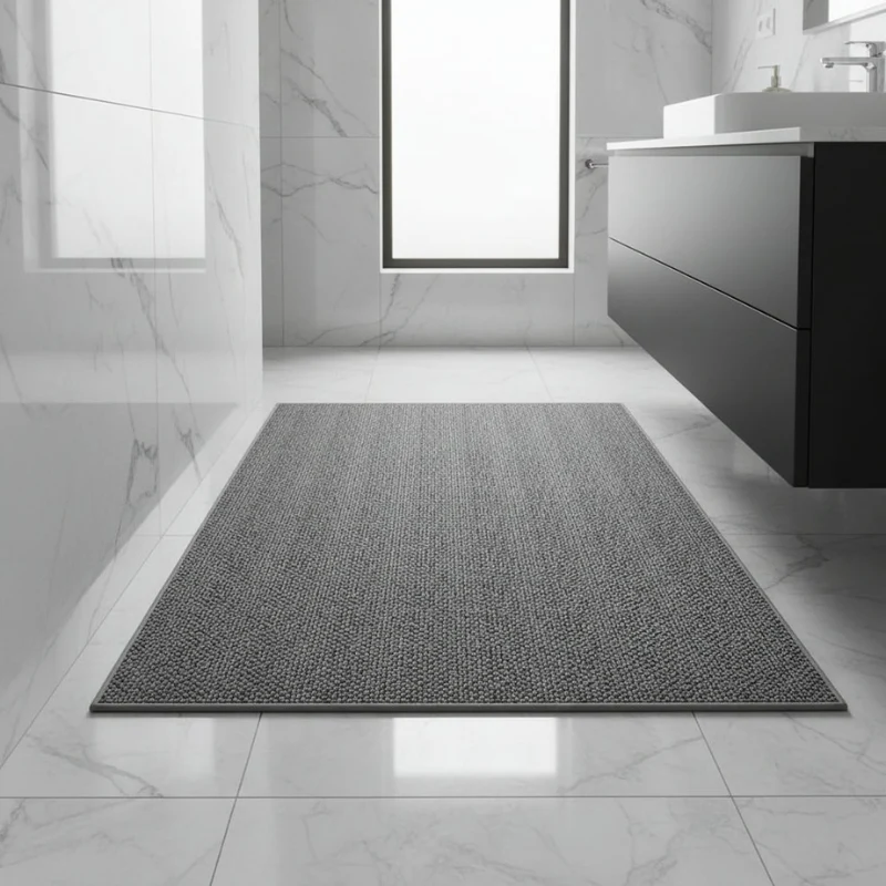 Tapis d'Entrée Absorbant en Tissu Moderne