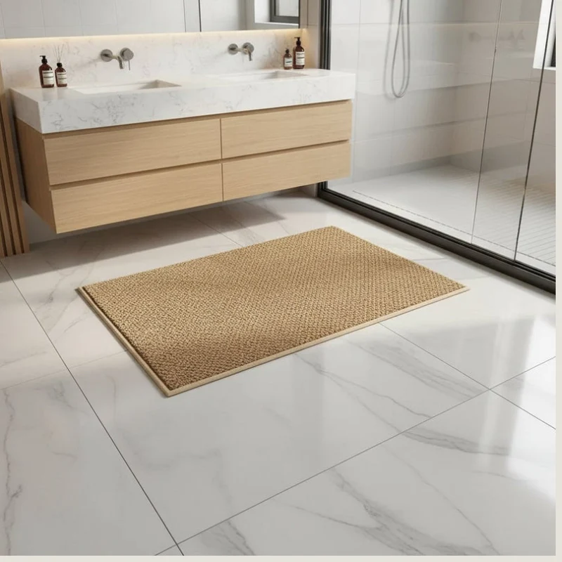 Tapis d'Entrée Absorbant en Tissu Moderne