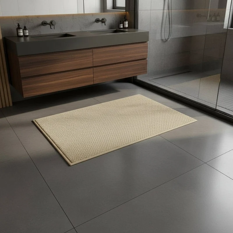 Tapis d'Entrée Absorbant en Tissu Moderne