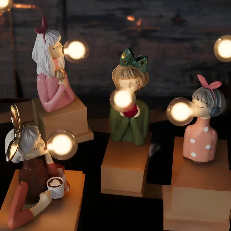 Lampe de Table Artisanale LED avec Diffuseur