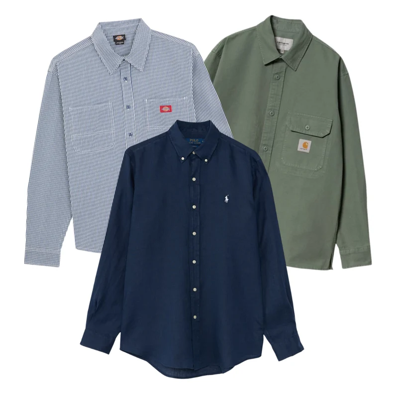AUTUMN DROP 50x Pièces Chemise Branded (72H DISPATCH)