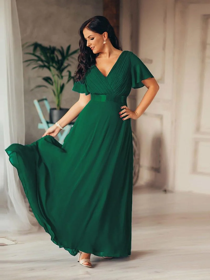 Meilleurs choix de robes de demoiselle d'honneur vert foncé