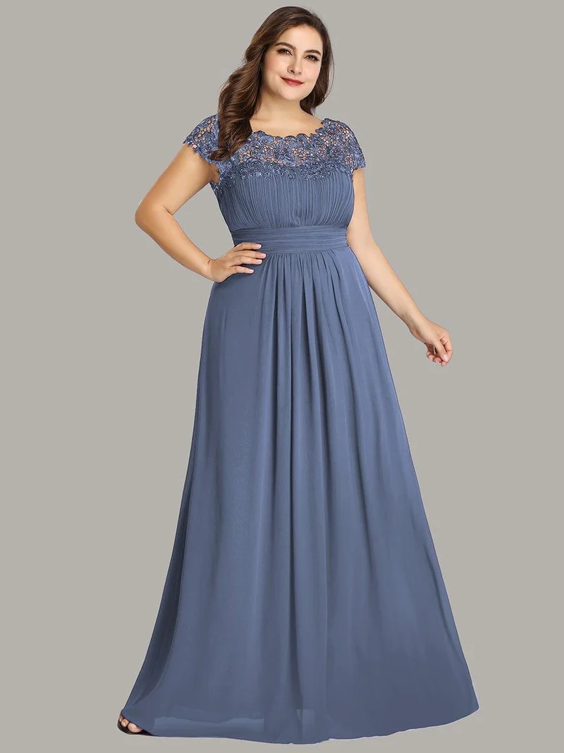 Meilleurs Choix de Robes de Demoiselle d'Honneur Bleu Poussiéreux