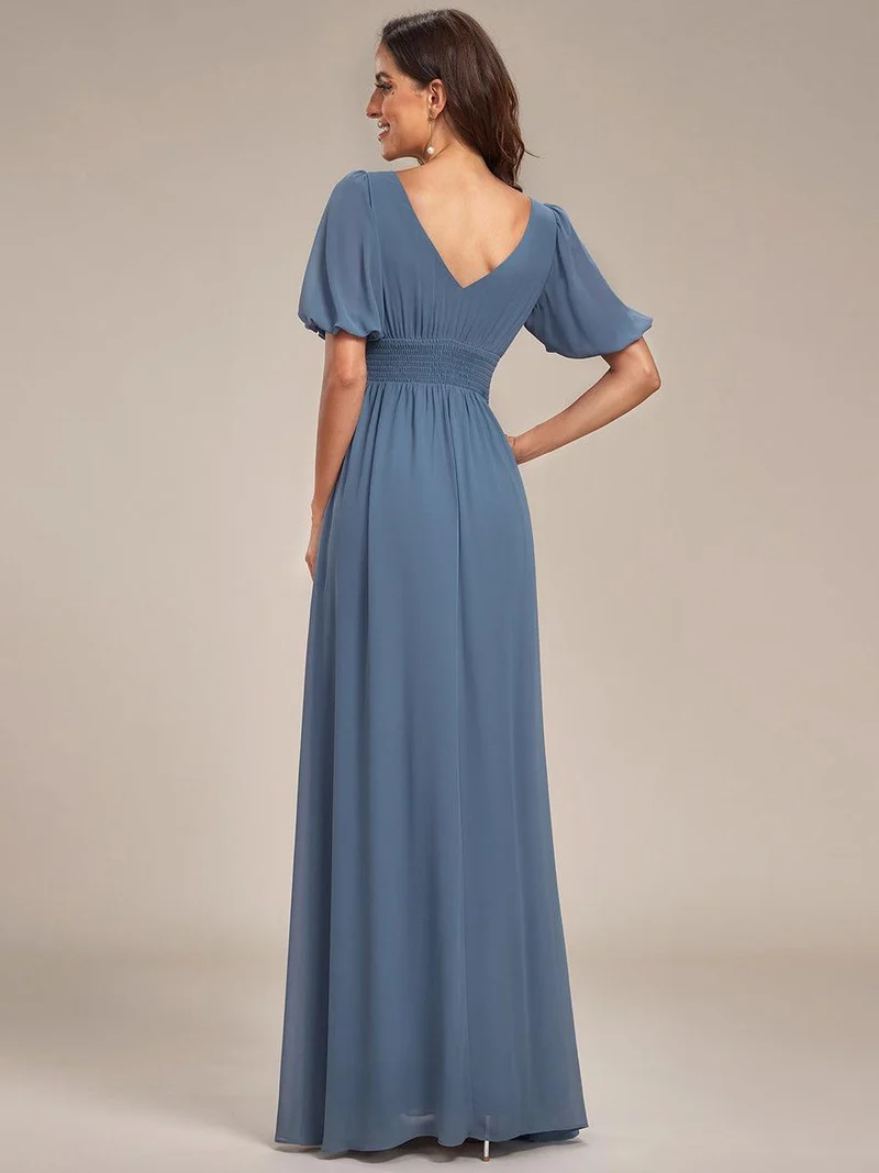 Meilleurs Choix de Robes de Demoiselle d'Honneur Bleu Poussiéreux