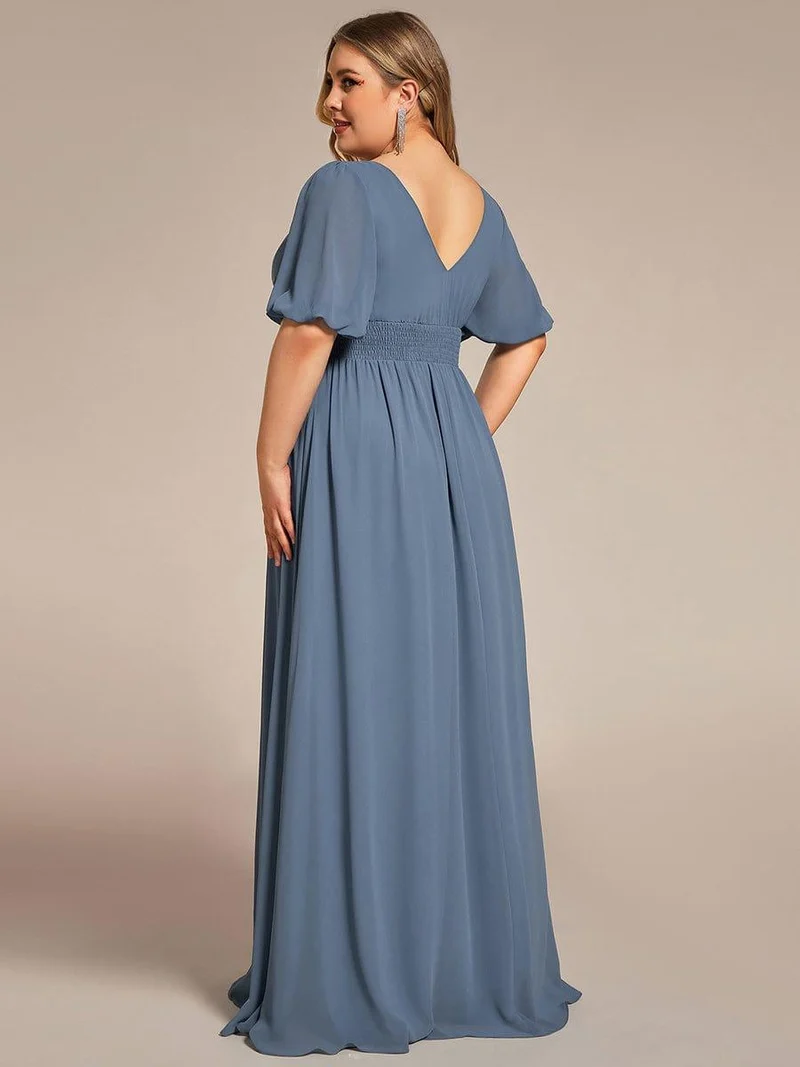Meilleurs Choix de Robes de Demoiselle d'Honneur Bleu Poussiéreux