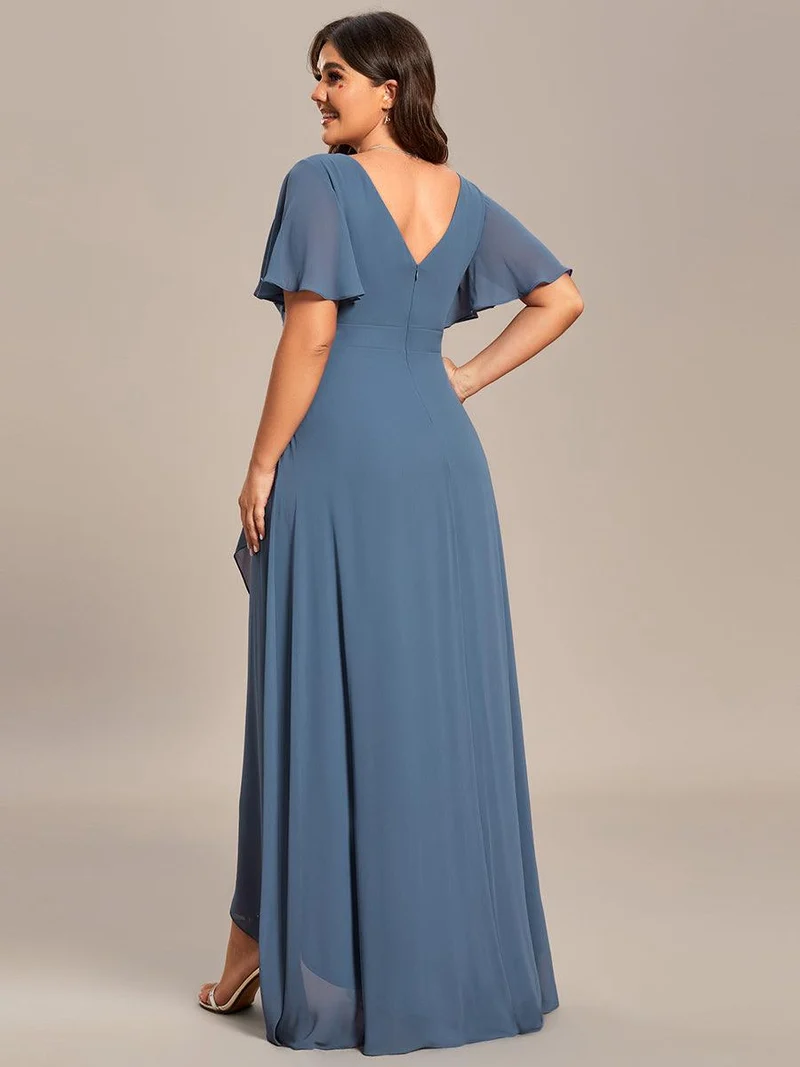 Meilleurs Choix de Robes de Demoiselle d'Honneur Bleu Poussiéreux