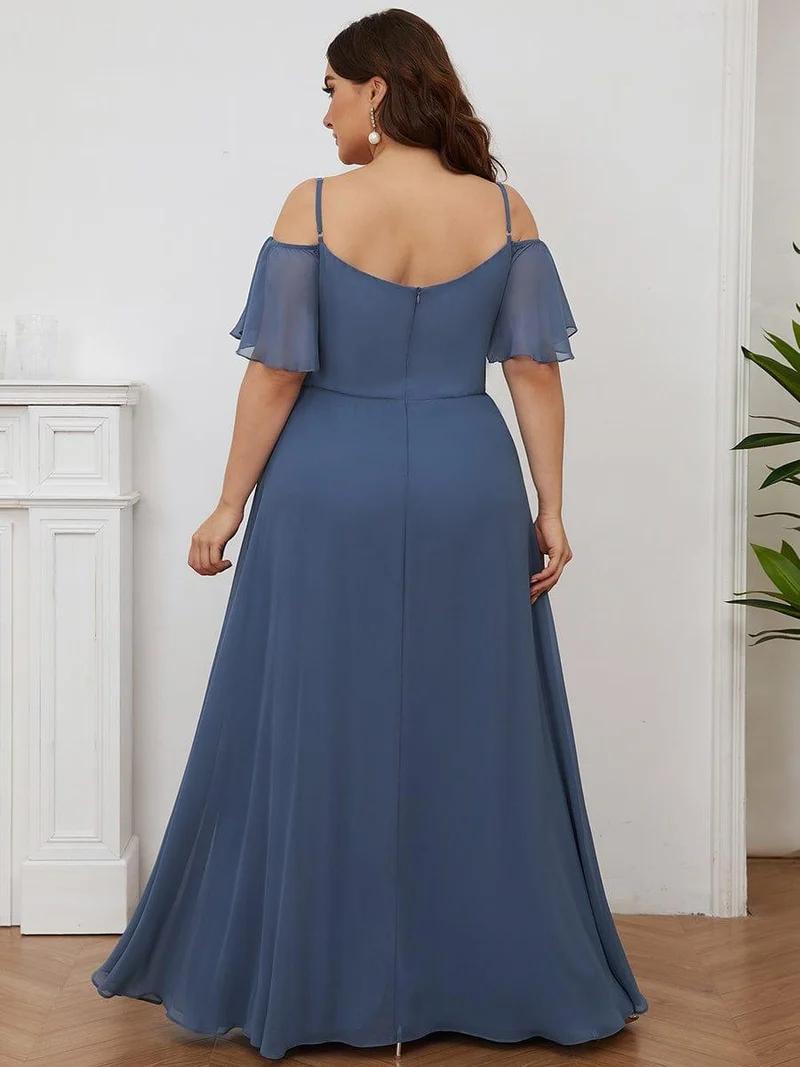 Meilleurs Choix de Robes de Demoiselle d'Honneur Bleu Poussiéreux