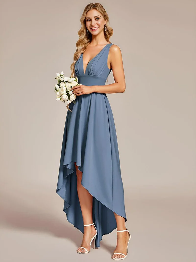 Meilleurs Choix de Robes de Demoiselle d'Honneur Bleu Poussiéreux