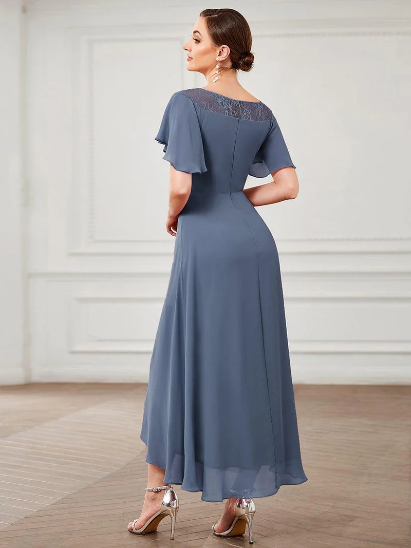 Meilleurs Choix de Robes de Demoiselle d'Honneur Bleu Poussiéreux