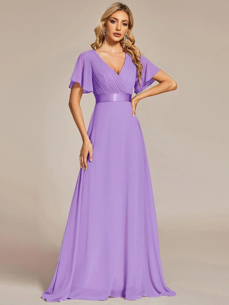 Meilleurs Choix de Robes de Demoiselle d'Honneur Bleu Poussiéreux