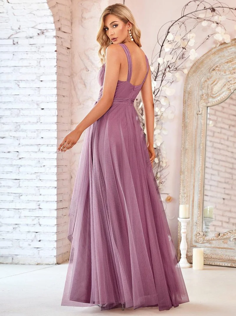 Meilleurs Choix de Robes de Demoiselle d'Honneur à Motif d'Orchidées Violettes