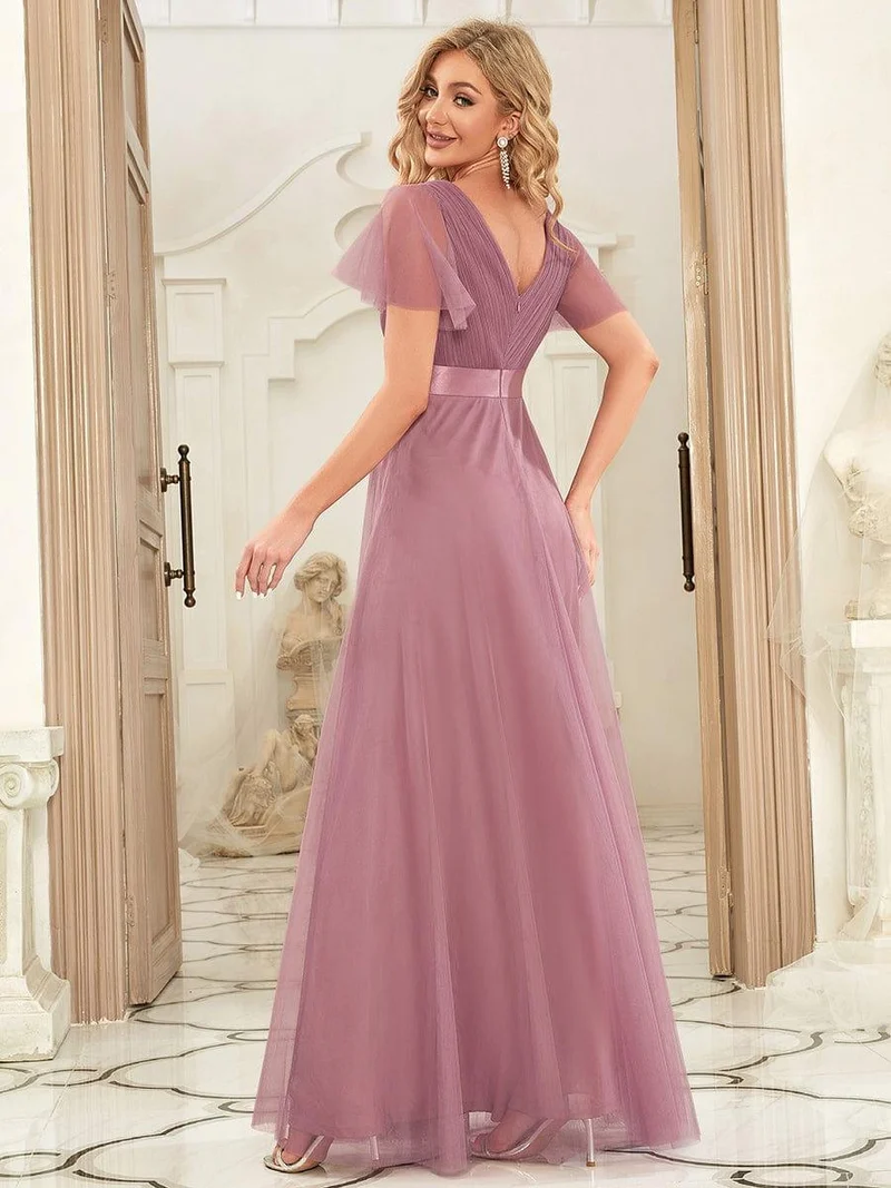 Meilleurs Choix de Robes de Demoiselle d'Honneur à Motif d'Orchidées Violettes