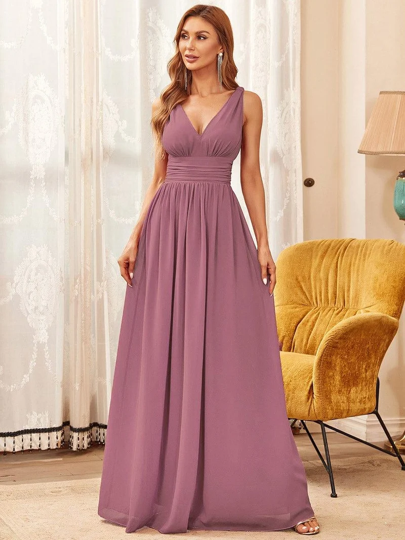 Meilleurs Choix de Robes de Demoiselle d'Honneur à Motif d'Orchidées Violettes