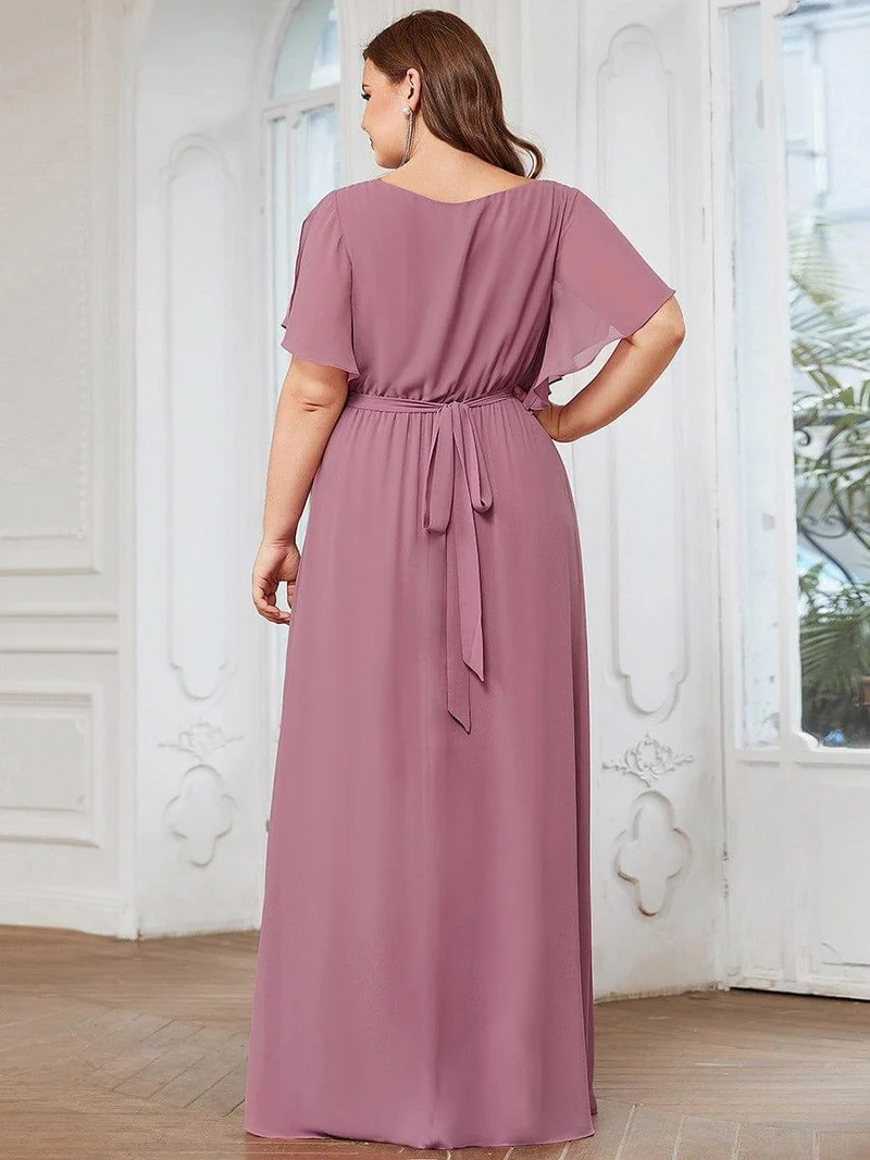 Meilleurs Choix de Robes de Demoiselle d'Honneur à Motif d'Orchidées Violettes