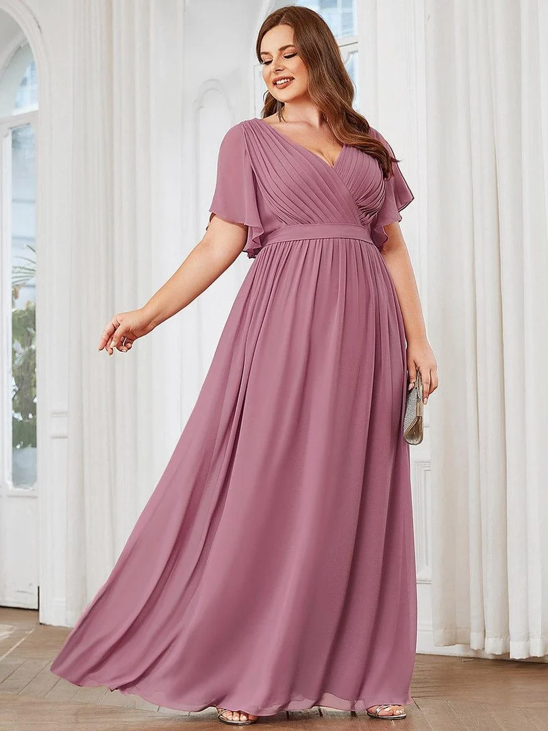 Meilleurs Choix de Robes de Demoiselle d'Honneur à Motif d'Orchidées Violettes