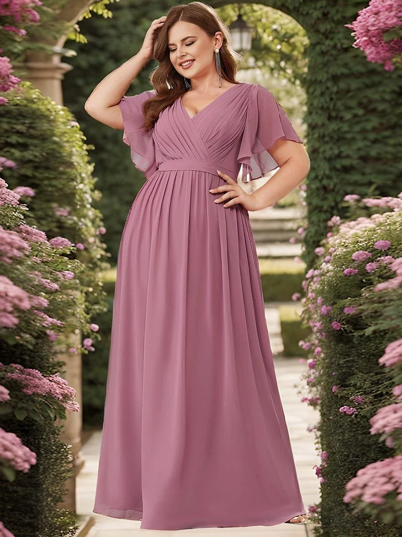 Meilleurs Choix de Robes de Demoiselle d'Honneur à Motif d'Orchidées Violettes